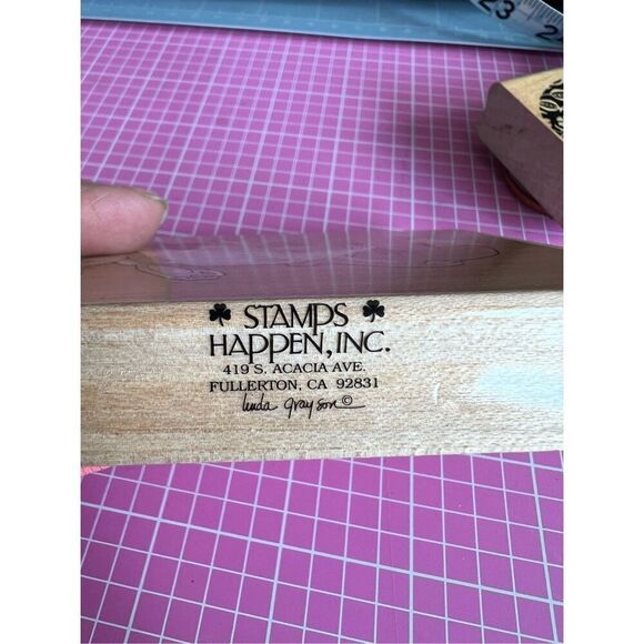 Stamps wood Lot of 5 Easter theme - Picture 3 of 15